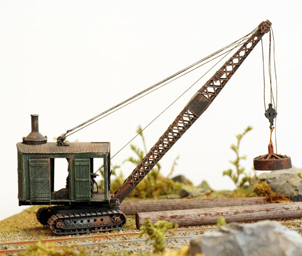 HO Scale kit of 1920's50's Era STEAM CRANE Industrial equipment