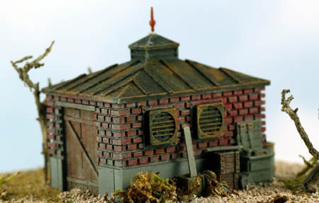 Brick WorkShed Series....Small Masonry Sheds ready to drop trackside ...