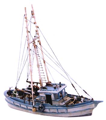 HO Scale WaterLine Series- CLIPPER BOW Fishing Workboat