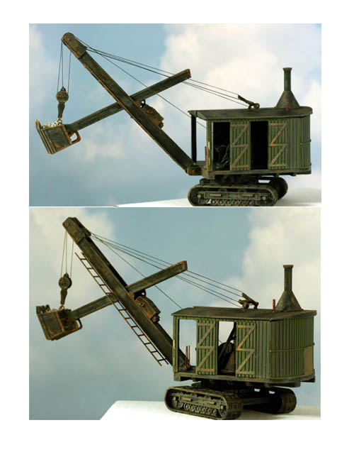 O Scale 1920's50's Era STEAM SHOVEL Industrial equipment