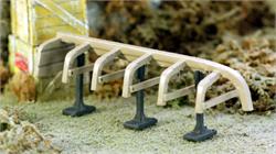 HO Scale Row Boats (8-Pack) – Plastic & Resin Model Accessories – HO1017